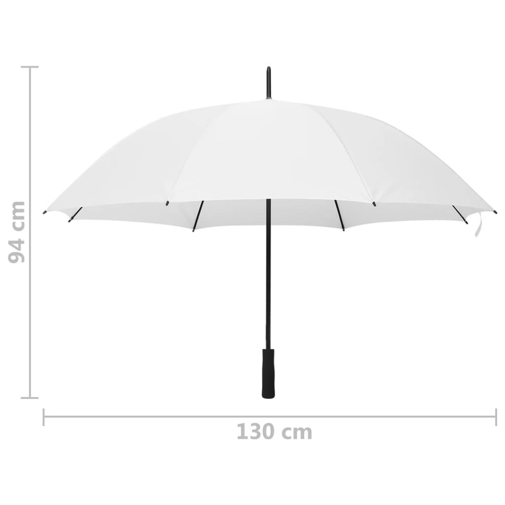 Regenschirm Weiß 130 Cm