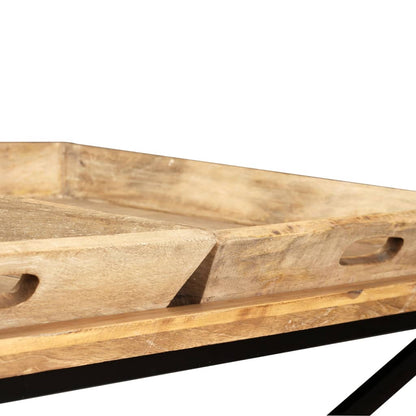 Couchtisch Mangoholz Massiv 110 x 55 x 42 cm - Fuer Daheim