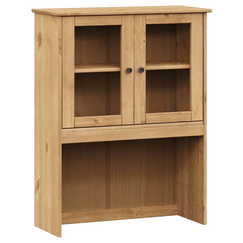 Highboard Vigo 78X40X175 Cm Massivholz Kiefer - Fuer Daheim