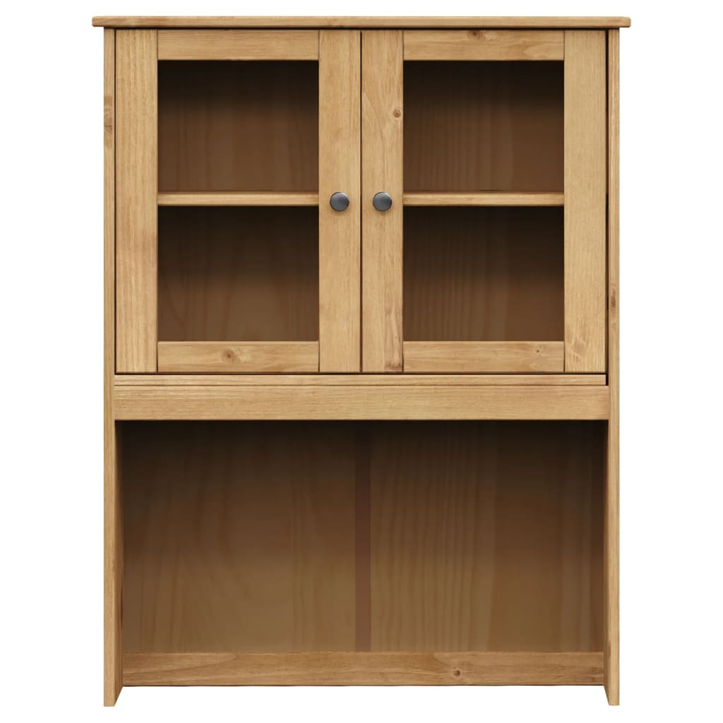 Highboard Vigo 78X40X175 Cm Massivholz Kiefer - Fuer Daheim