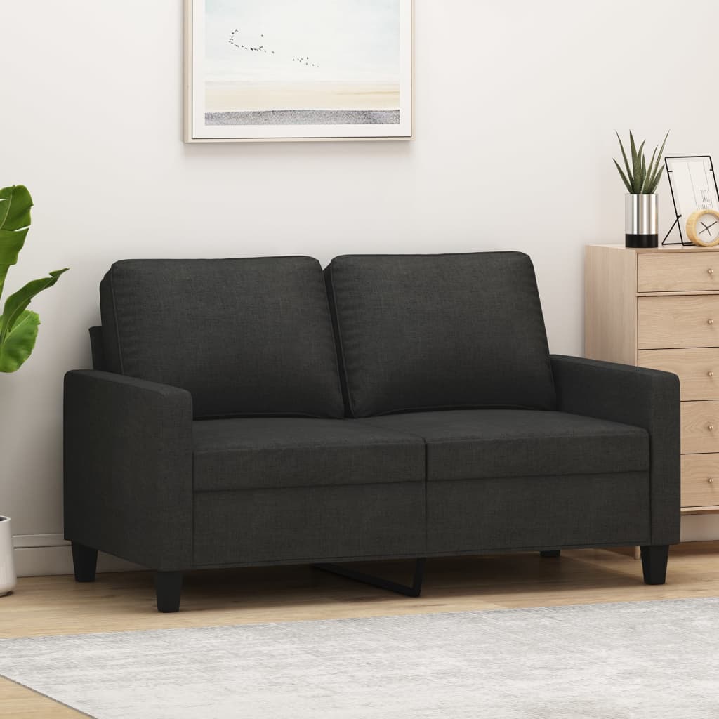 2-Sitzer-Sofa Schwarz 120 Cm Stoff - Fuer Daheim