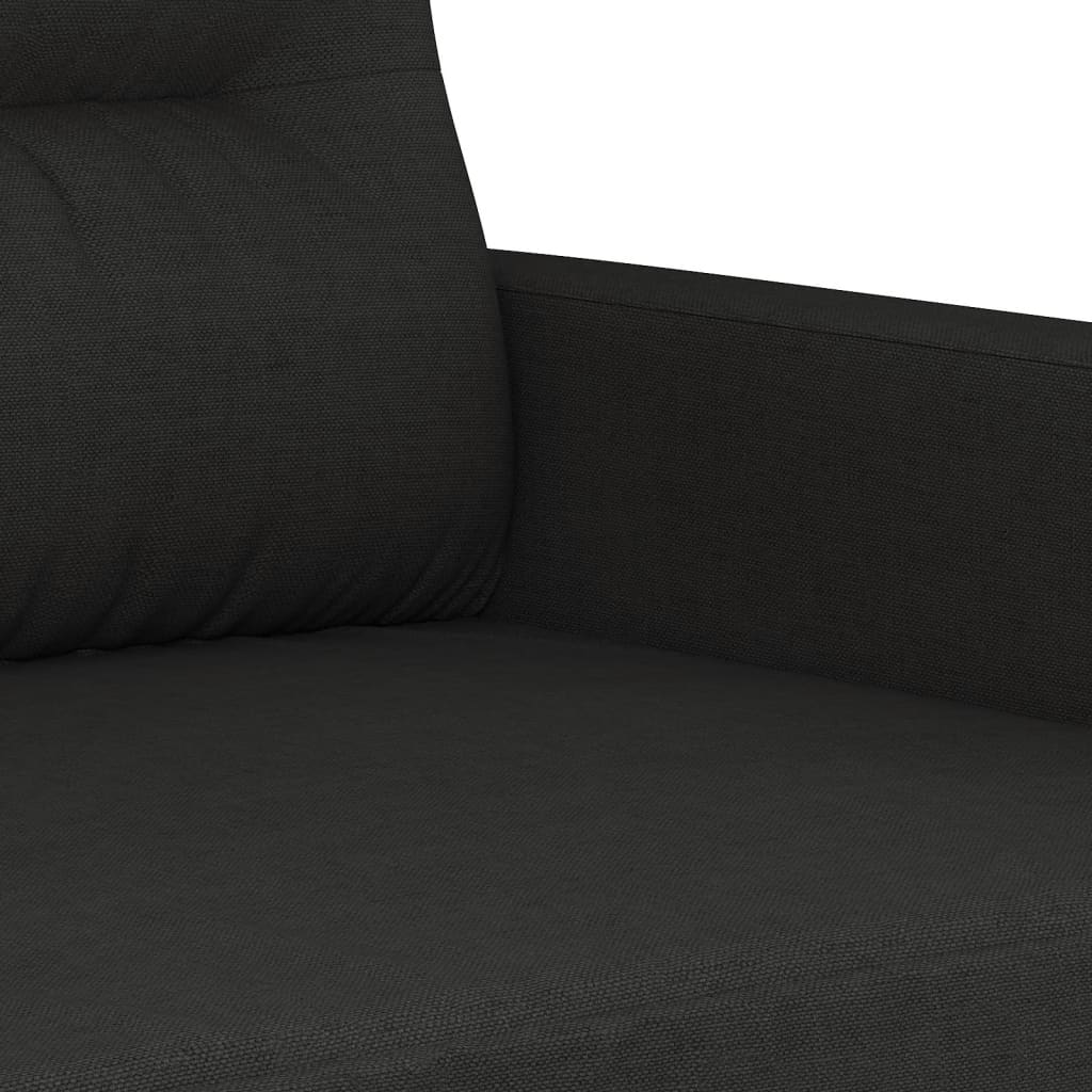 2-Sitzer-Sofa Schwarz 140 Cm Stoff - Fuer Daheim