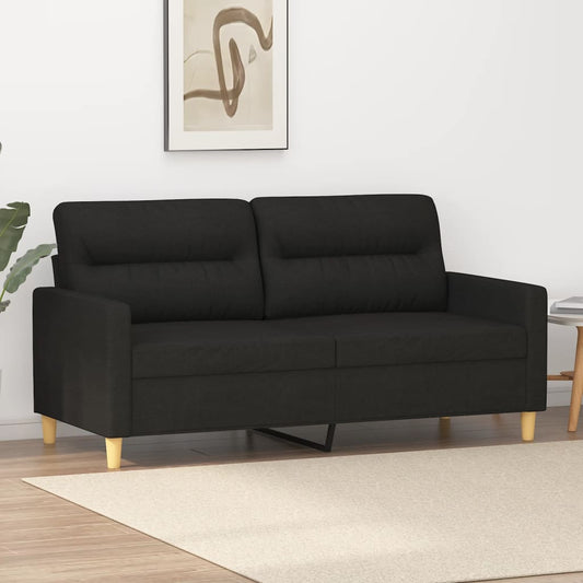 2-Sitzer-Sofa Schwarz 140 Cm Stoff - Fuer Daheim