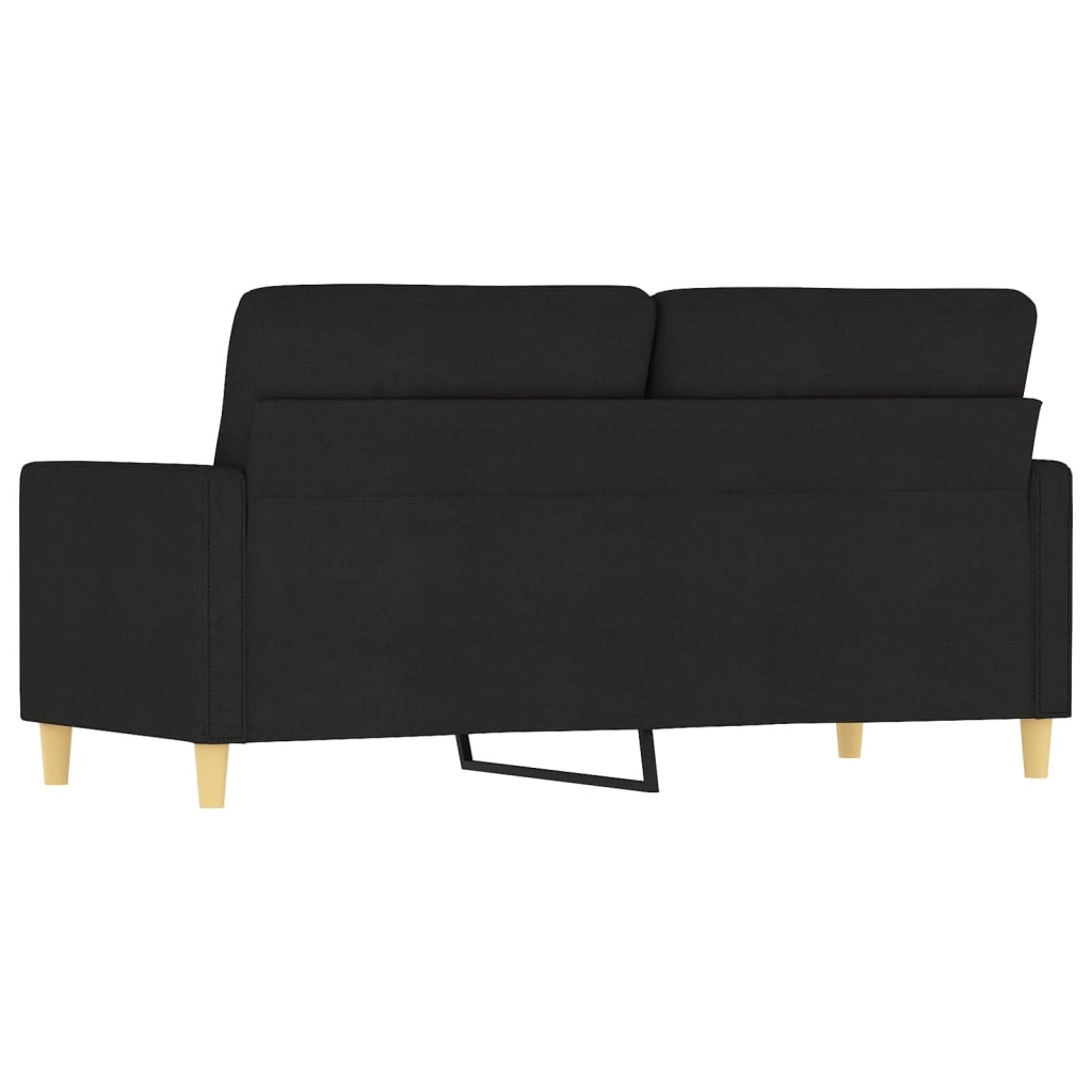 2-Sitzer-Sofa Schwarz 140 Cm Stoff - Fuer Daheim