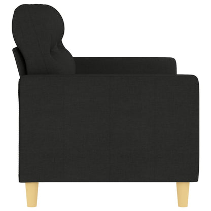 2-Sitzer-Sofa Schwarz 140 Cm Stoff - Fuer Daheim