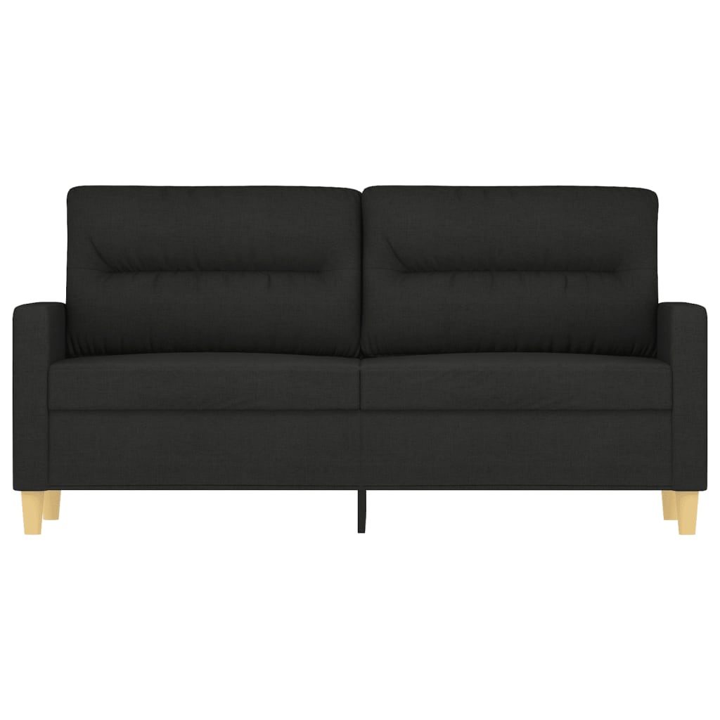 2-Sitzer-Sofa Schwarz 140 Cm Stoff - Fuer Daheim