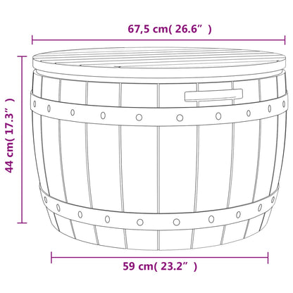 3-In-1 Gartenbox Hellbraun Polypropylen - Fuer Daheim