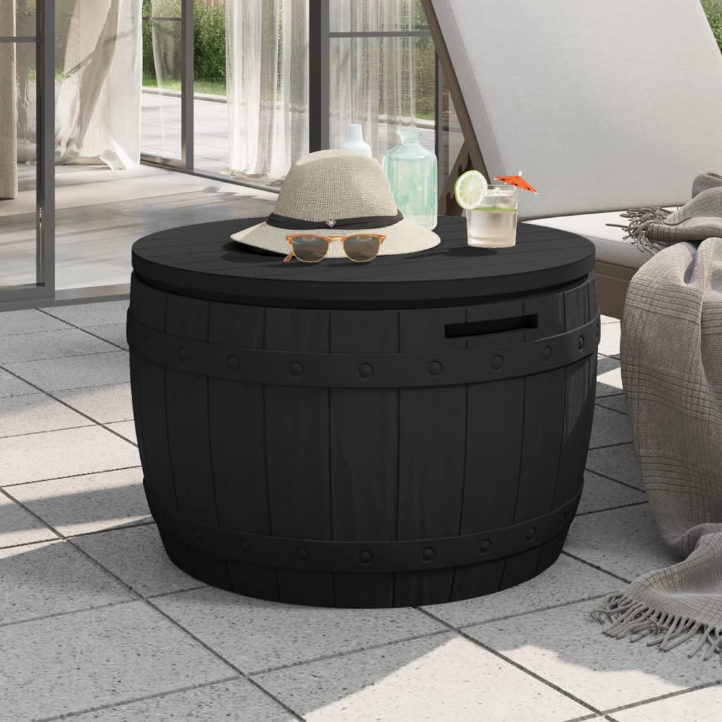 3-In-1 Gartenbox Schwarz Polypropylen - Fuer Daheim