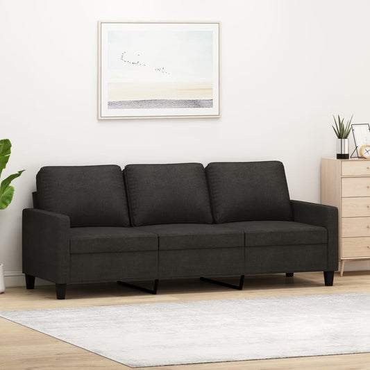 3-Sitzer-Sofa Schwarz 180 Cm Stoff - Fuer Daheim