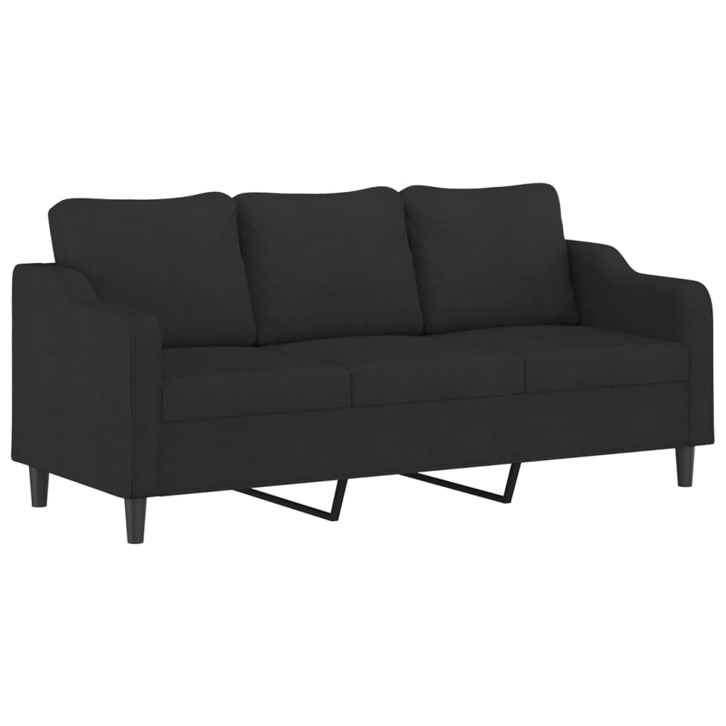 3-Sitzer-Sofa Schwarz 180 Cm Stoff - Fuer Daheim