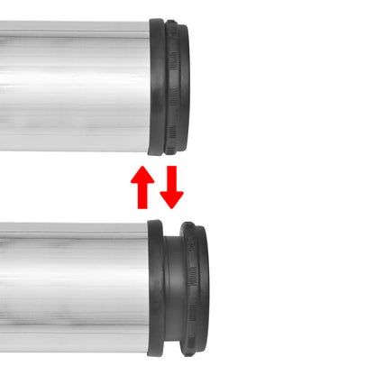 4 Höhenverstellbare Tischbeine Nickel Gebürstet 870 Mm Nickel-gebürstet - Fuer Daheim