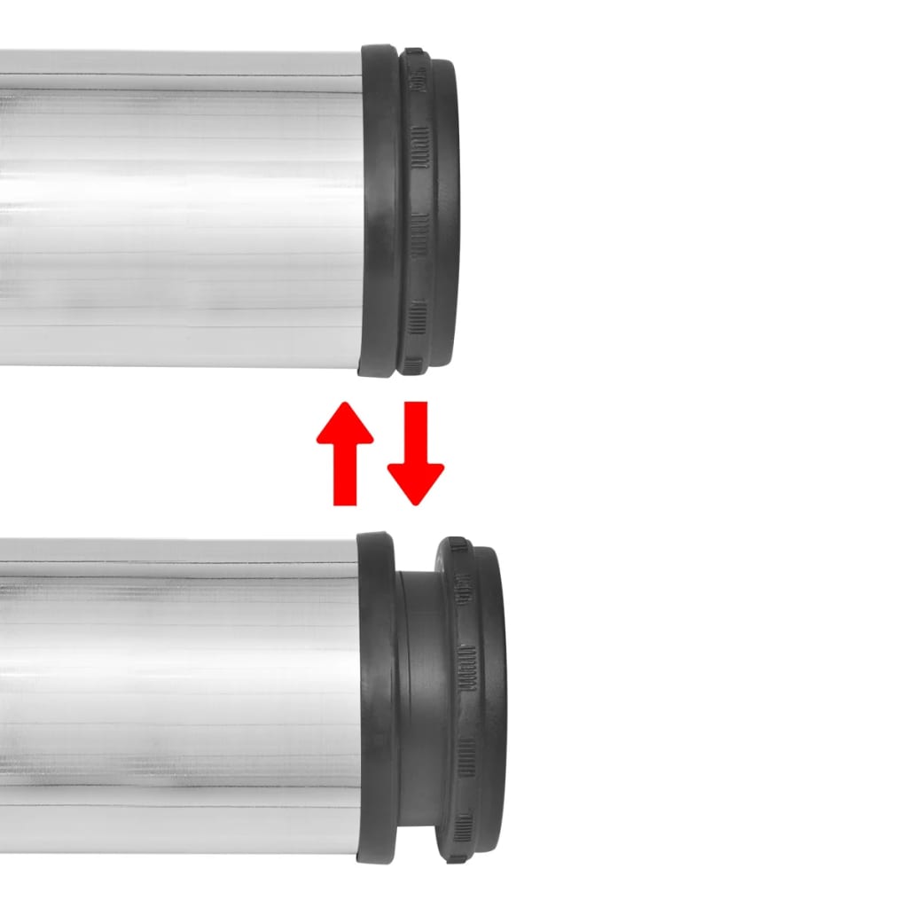 4X Höhenverstellbares Tischbein Nickel Gebürstet 1100 Mm Nickel-gebürstet - Fuer Daheim