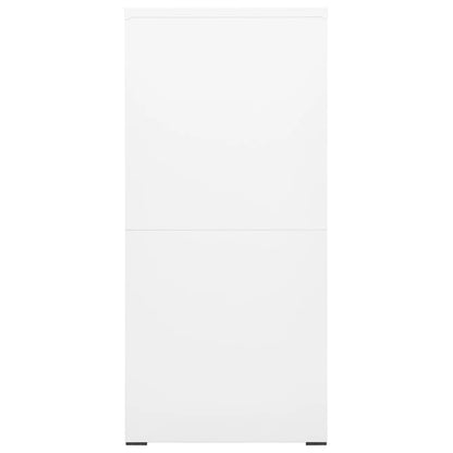 Aktenschrank Weiß 46X62X133 Cm Stahl 46 x 62 x 133 cm - Fuer Daheim