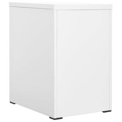 Aktenschrank Weiß 46X62X72,5 Cm Stahl 46 x 62 x 72.5 cm - Fuer Daheim