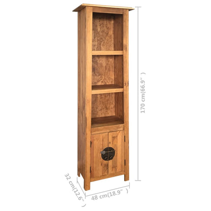 Bad-Hochschrank Massivholz Kiefer 48X32X170 Cm - Fuer Daheim