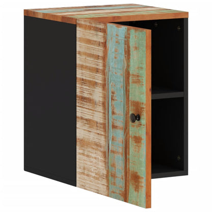 Bad-Wandschrank 38X33X48 Cm Altholz Massiv Mehrfarbig - Fuer Daheim