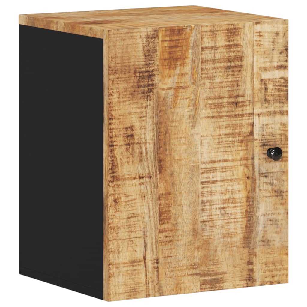 Bad-Wandschrank 38X33X48 Cm Massivholz Mango Hellbraun - Fuer Daheim