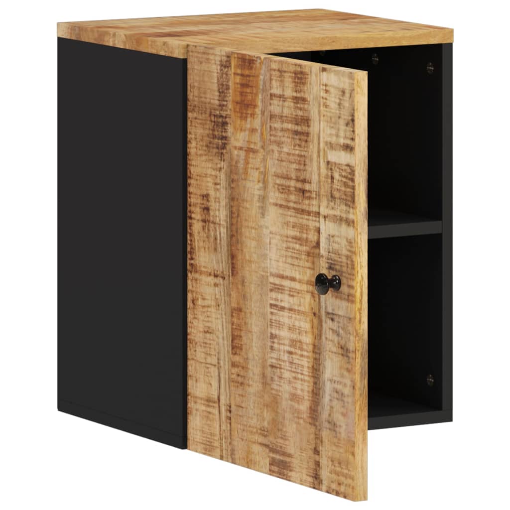 Bad-Wandschrank 38X33X48 Cm Massivholz Mango Hellbraun - Fuer Daheim