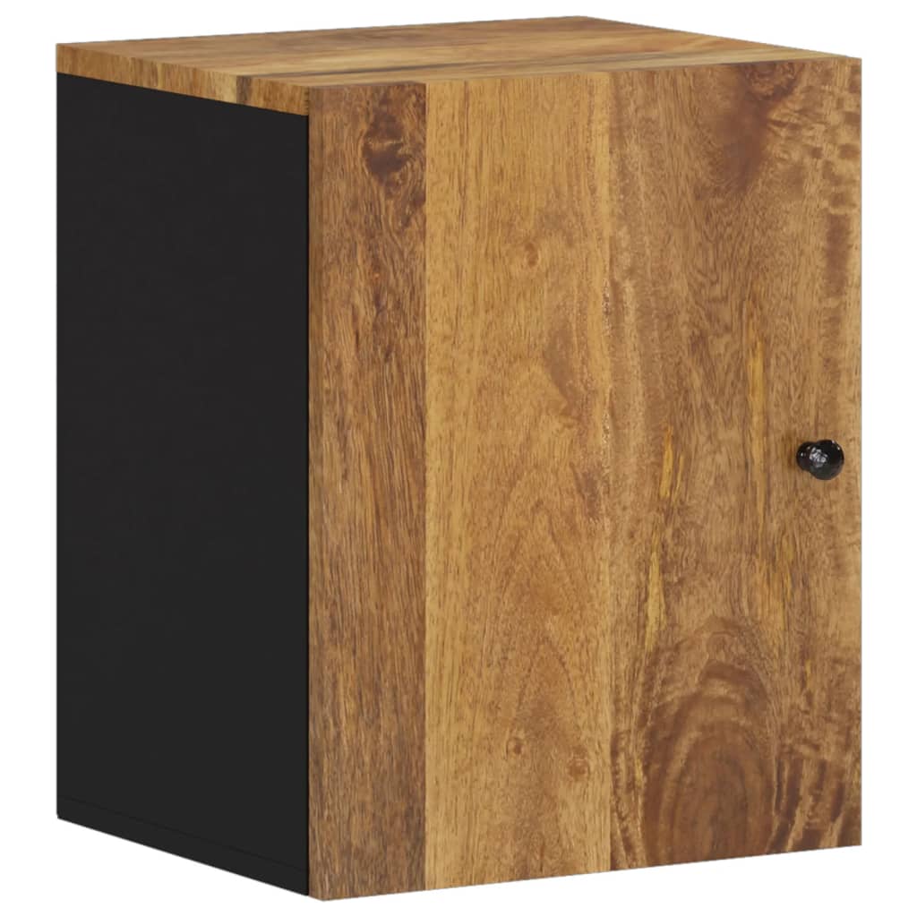 Bad-Wandschrank 38X33X48 Cm Massivholz Mango Honigbraun - Fuer Daheim