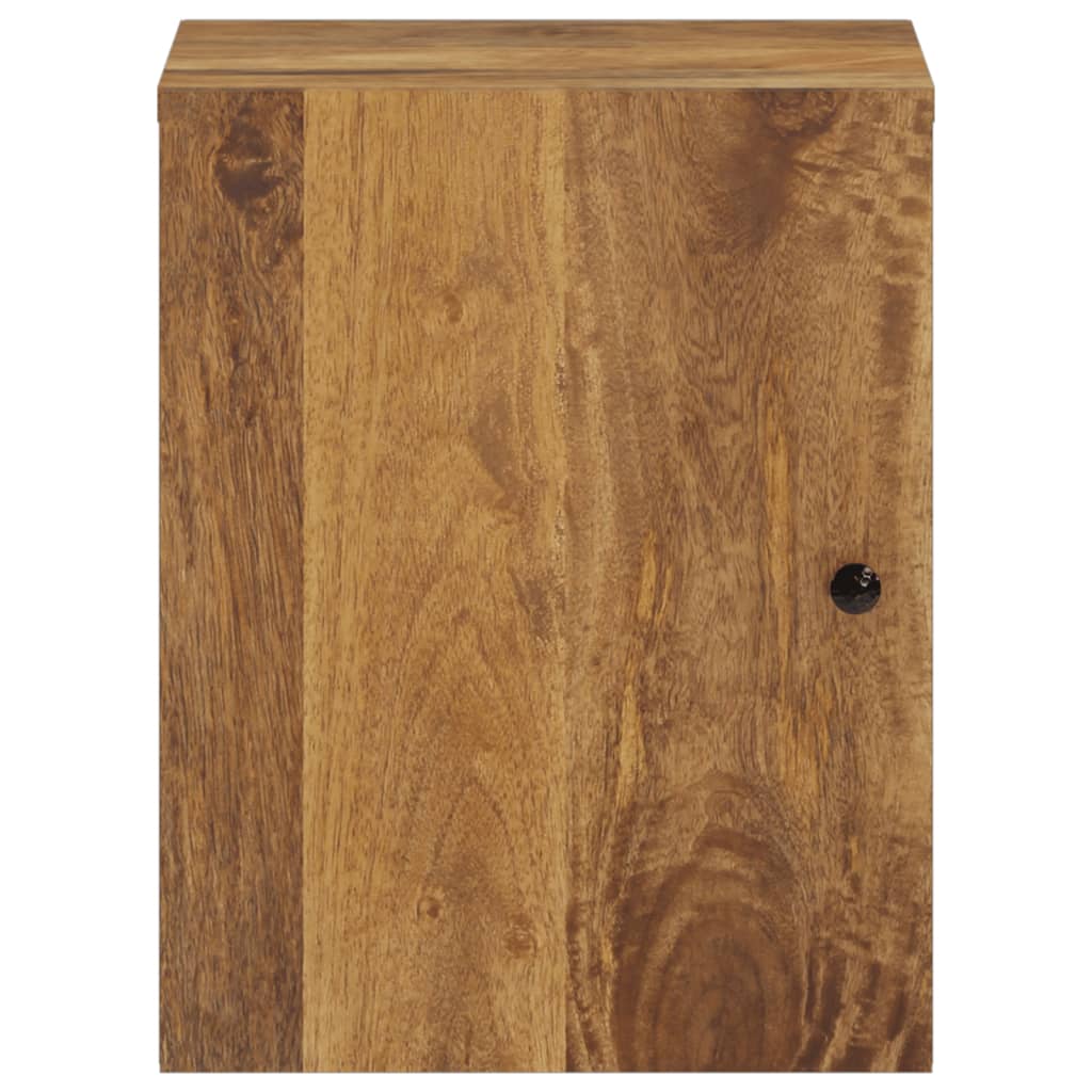 Bad-Wandschrank 38X33X48 Cm Massivholz Mango Honigbraun - Fuer Daheim