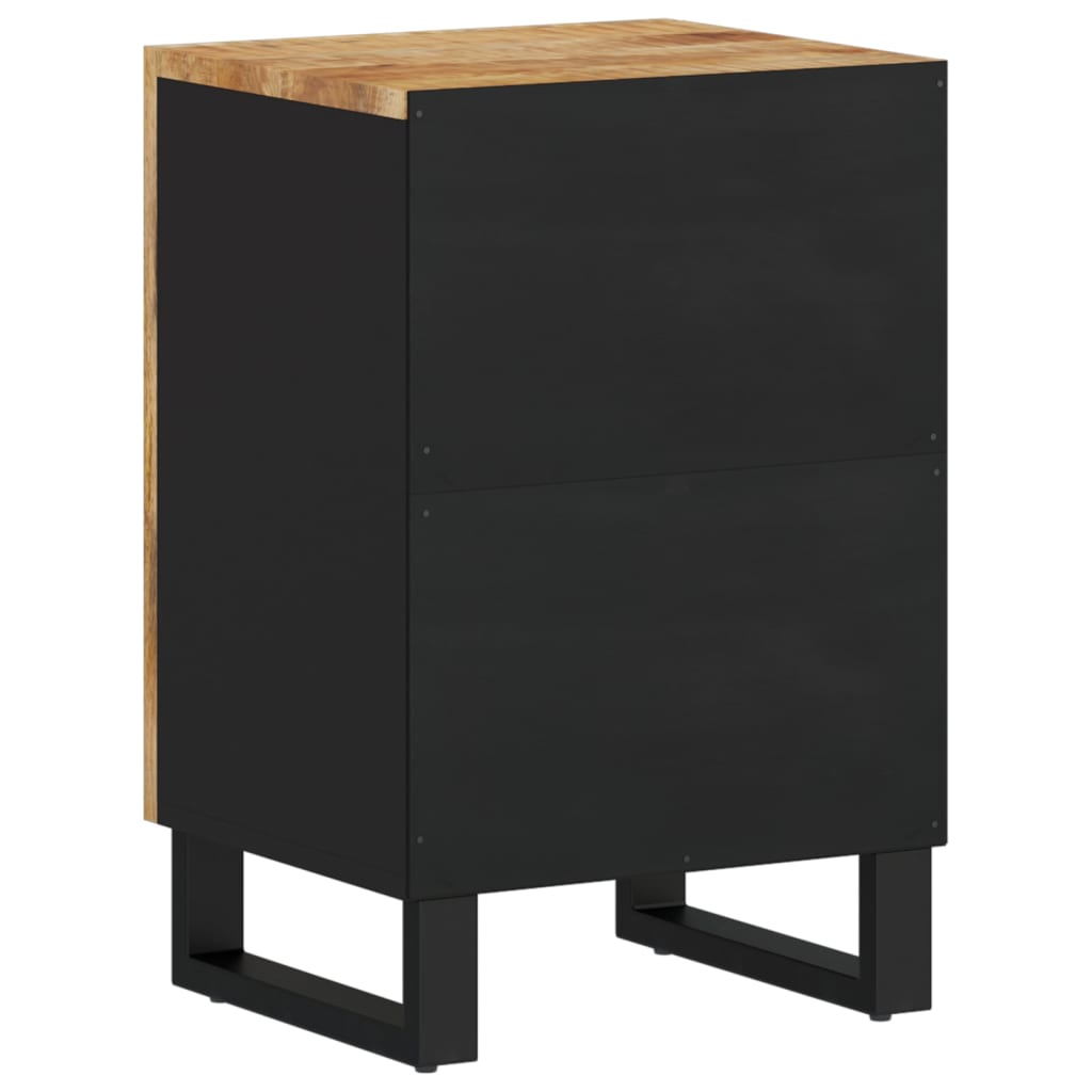 Badschrank 38X33X58 Cm Massivholz Mango Hellbraun - Fuer Daheim