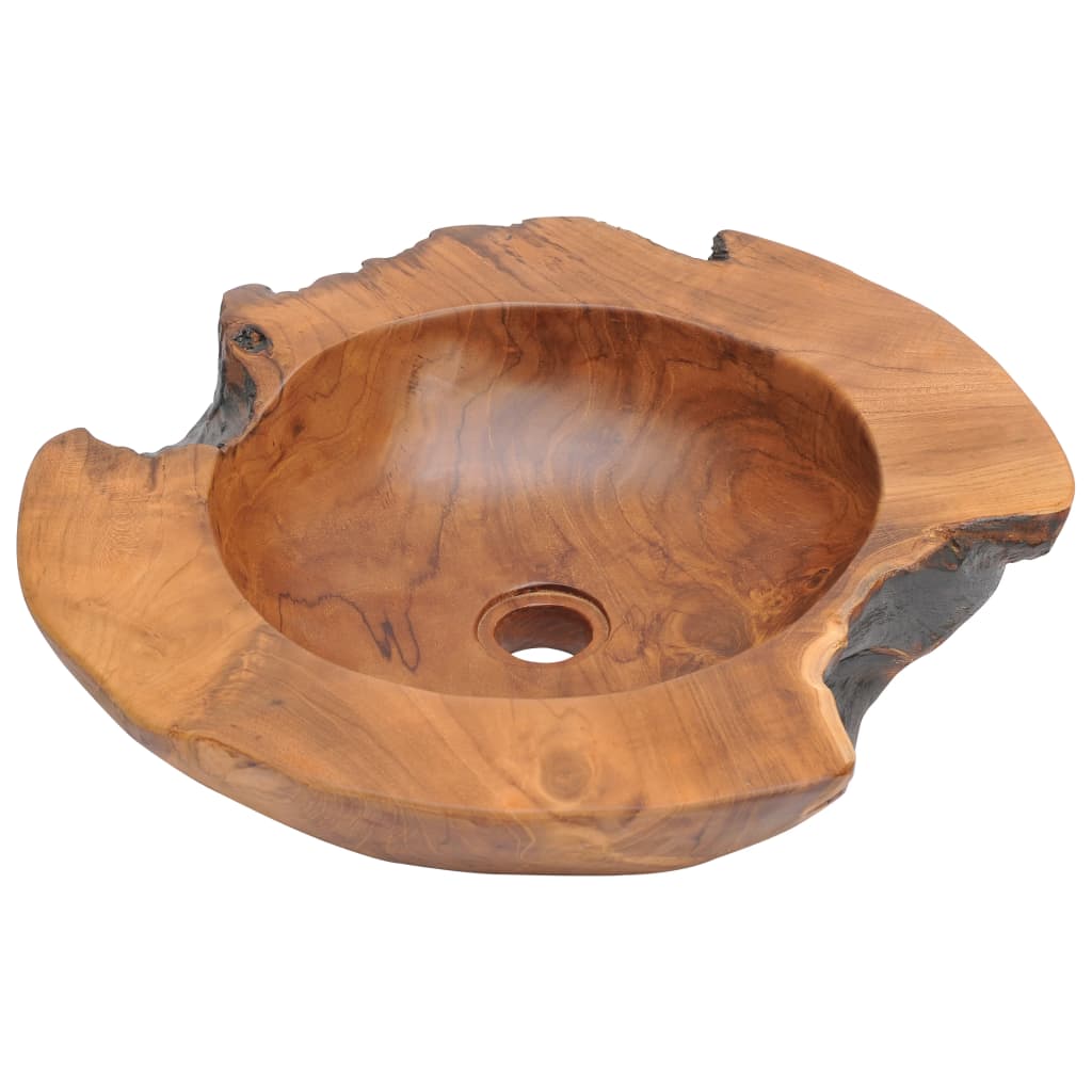 Becken Teak Massiv 45 Cm - Fuer Daheim