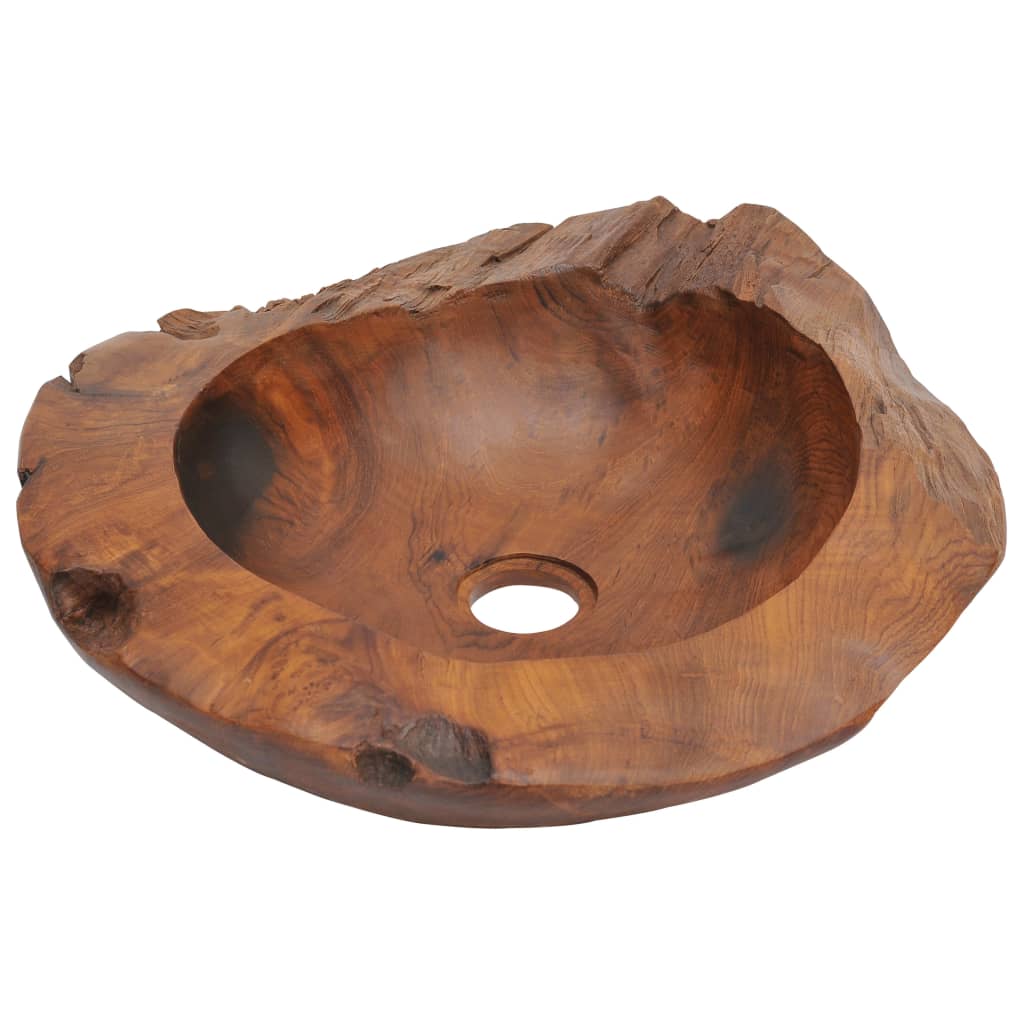 Becken Teak Massiv 45 Cm - Fuer Daheim