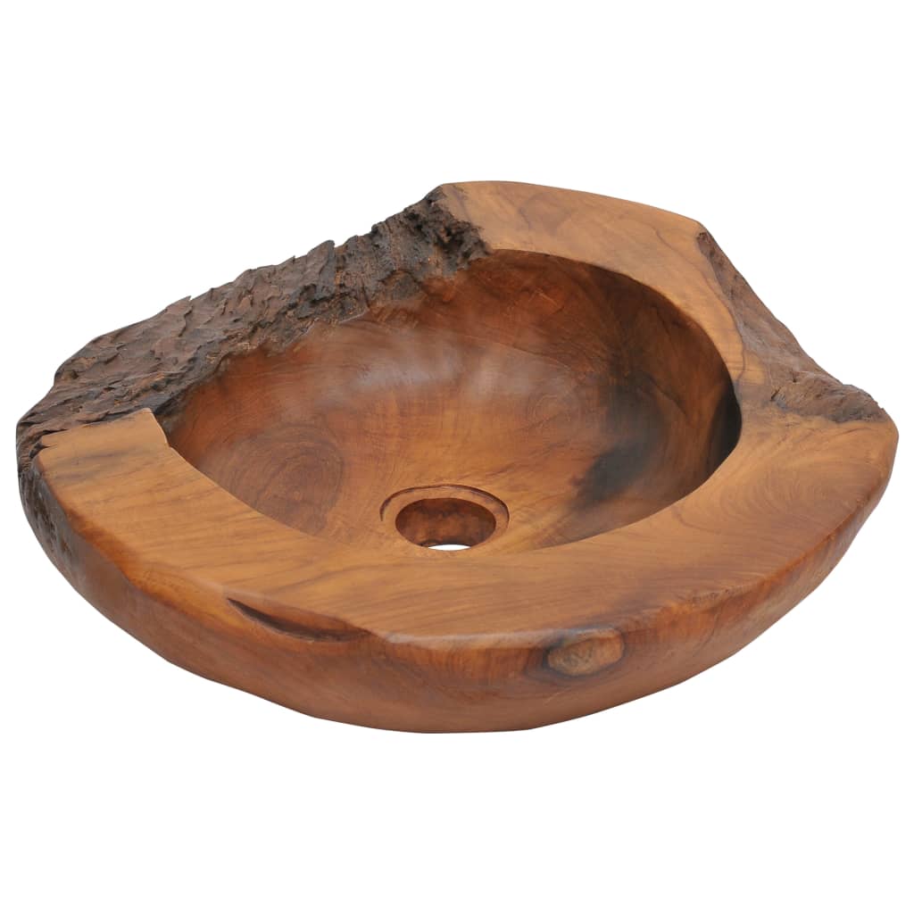 Becken Teak Massiv 45 Cm - Fuer Daheim