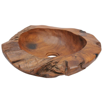 Becken Teak Massiv 45 Cm - Fuer Daheim