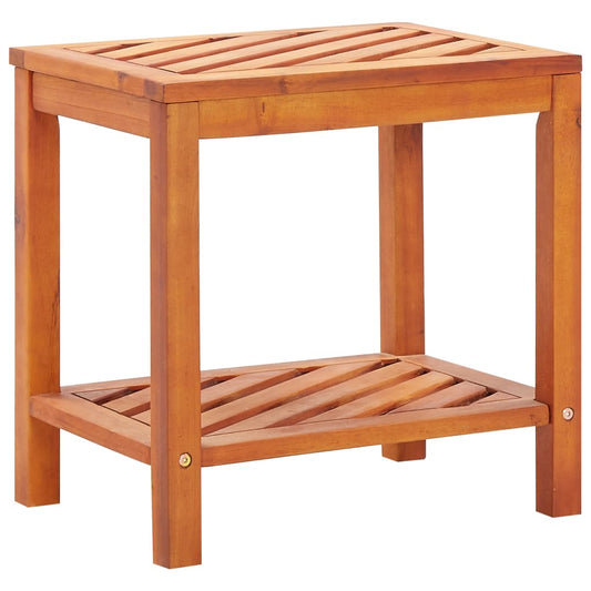 Beistelltisch Akazienholz Massiv 45 X 33 X 45 Cm - Fuer Daheim