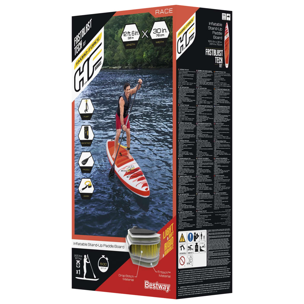 Bestway Hydro-Force Fastblast Tech Set Sup Aufblasbar 381X76X15 Cm - Fuer Daheim