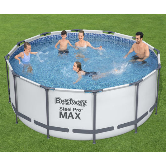 Bestway Steel Pro Max Swimmingpool-Set Rund 366X122 Cm - Fuer Daheim