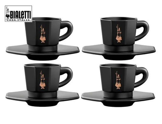 Bialetti Espressotasse - 4er Set - Fuer Daheim