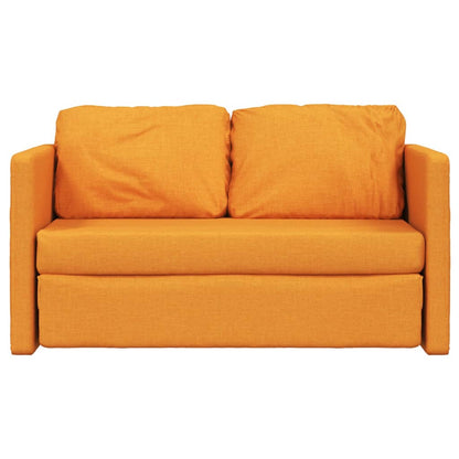 Bodensofa Mit Schlaffunktion Dunkelgelb 112X174X55 Cm Stoff - Fuer Daheim