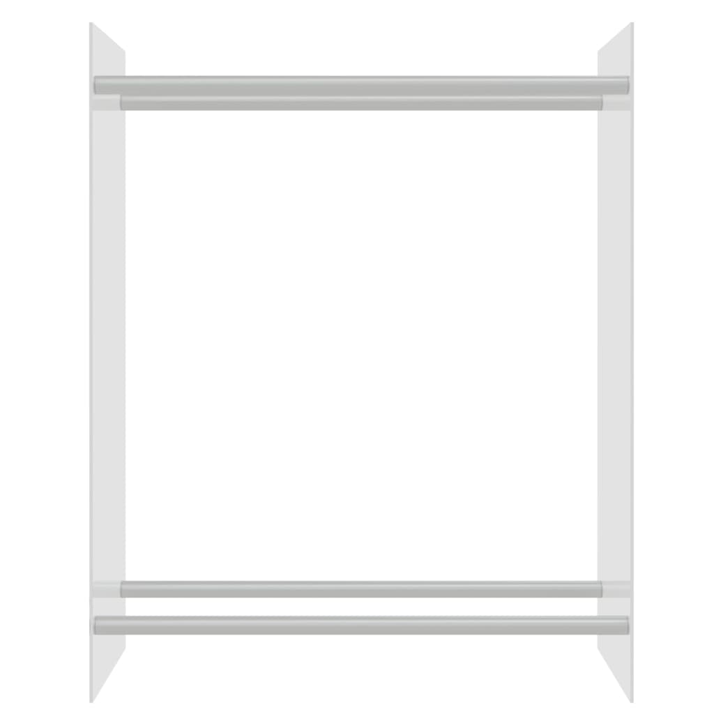 Brennholzregal Transparent 80X35X100 Cm Hartglas 80 x 35 x 100 cm - Fuer Daheim