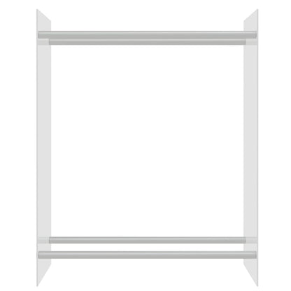 Brennholzregal Transparent 80X35X100 Cm Hartglas 80 x 35 x 100 cm - Fuer Daheim