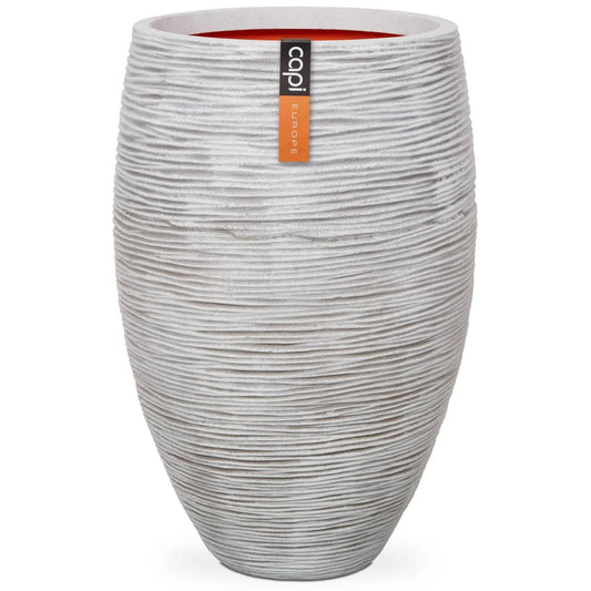 Capi Vase Nature Rib Elegant Deluxe 40 X 60 Cm Elfenbein Kofi1131 - Fuer Daheim