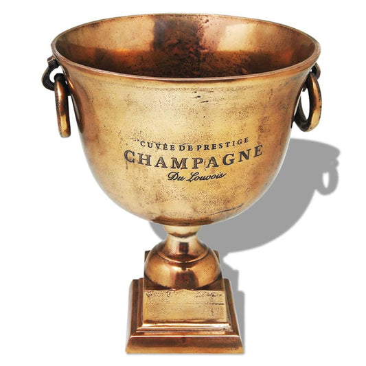 Champagner-Kühler Pokal Kupfer Braun - Fuer Daheim
