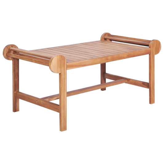 Couchtisch 100 X 50 X 45 Cm Teak Massiv - Fuer Daheim