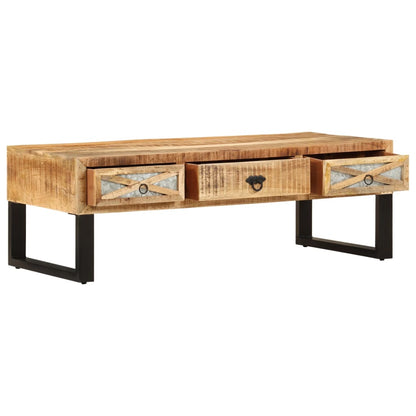 Couchtisch 110 X 50 X 38 Cm Massivholz Mango - Fuer Daheim