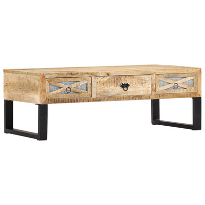 Couchtisch 110 X 50 X 38 Cm Massivholz Mango - Fuer Daheim