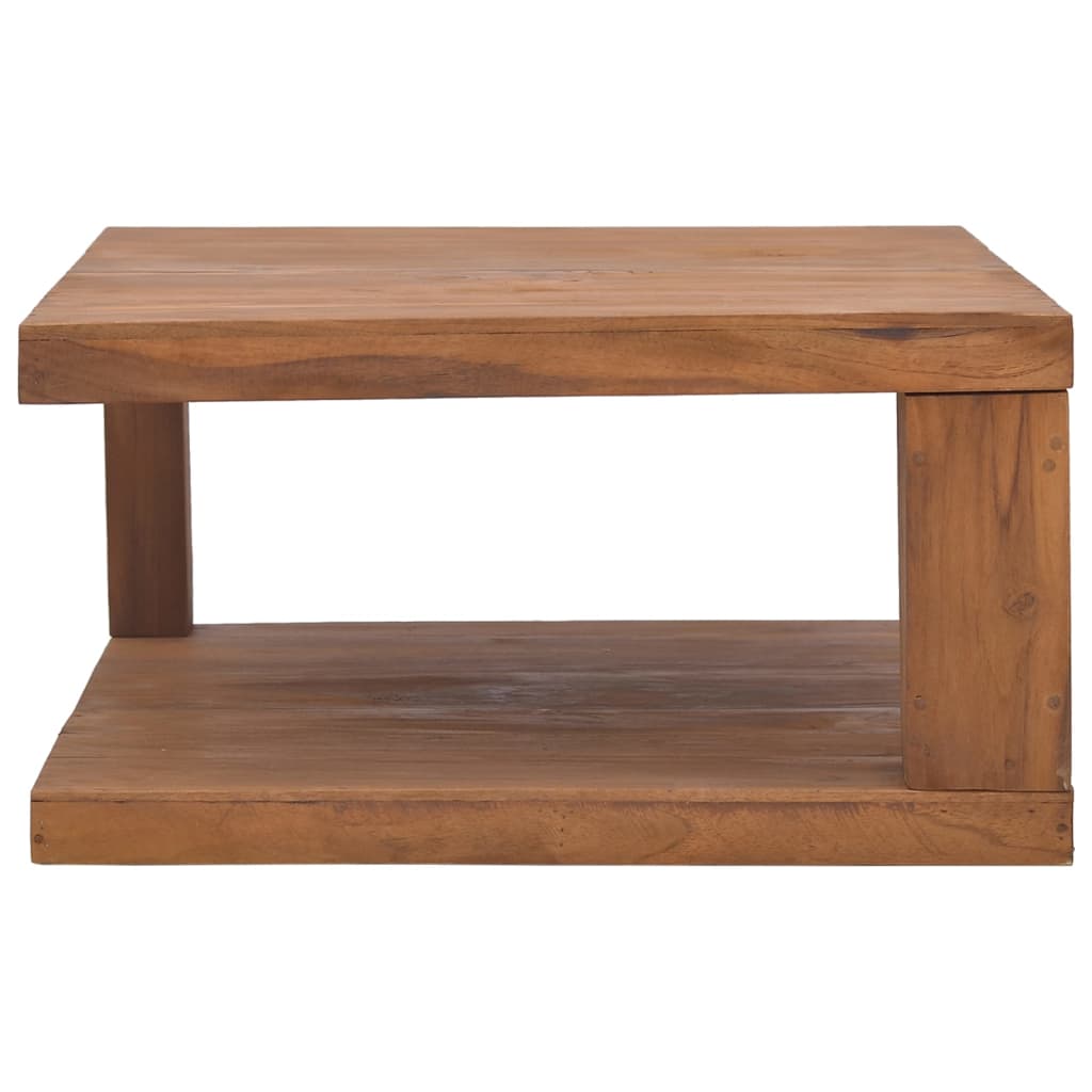 Couchtisch 65X65X33 Cm Teak Massivholz 65 x 65 x 33 cm - Fuer Daheim