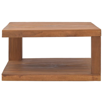 Couchtisch 65X65X33 Cm Teak Massivholz 65 x 65 x 33 cm - Fuer Daheim