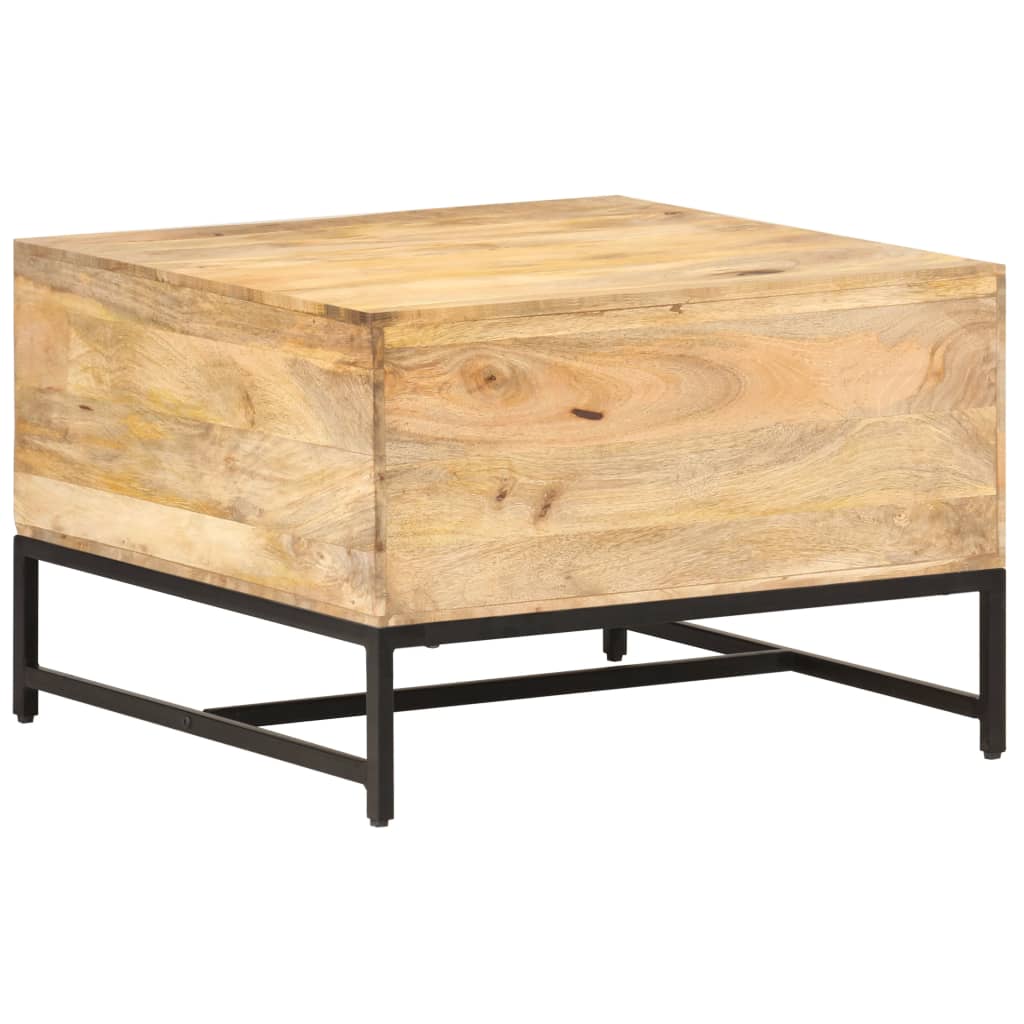 Couchtisch 67X67X45 Cm Mango Massivholz massives Mangoholz - Fuer Daheim