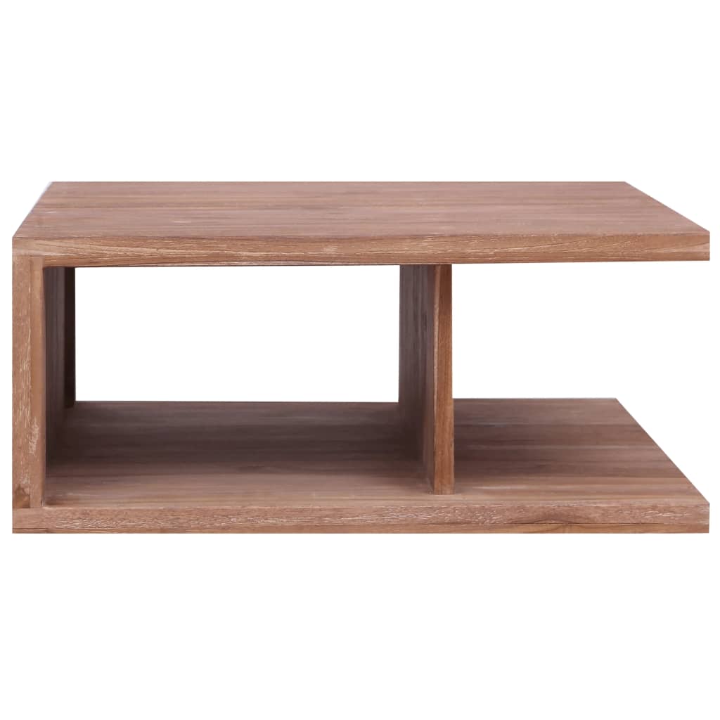 Couchtisch 70 X 70 X 30 Cm Massivholz Teak - Fuer Daheim