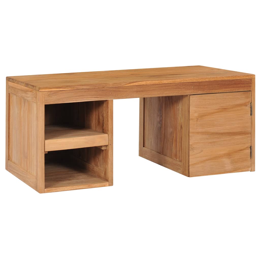 Couchtisch 90×50×40 Cm Massivholz Teak - Fuer Daheim