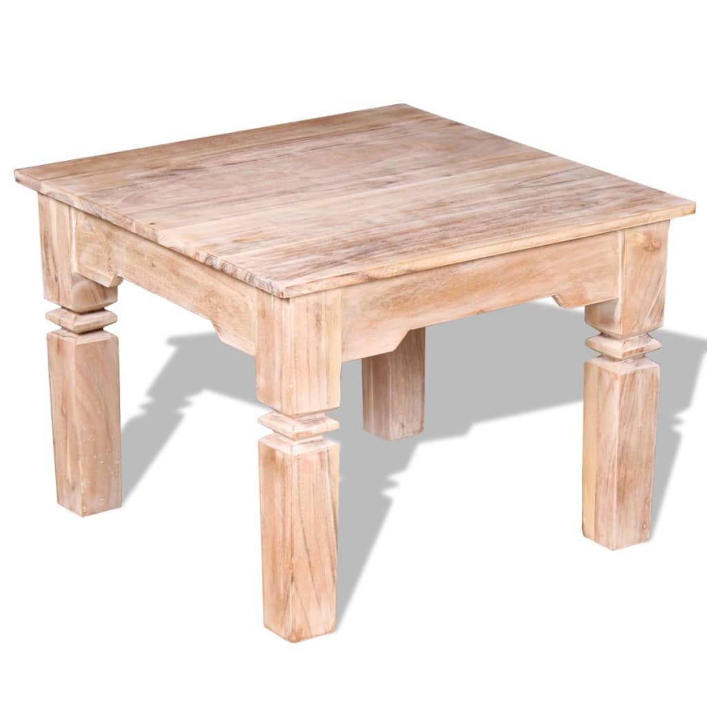 Couchtisch Akazienholz 60 X 60 X 45 Cm Braun - Fuer Daheim