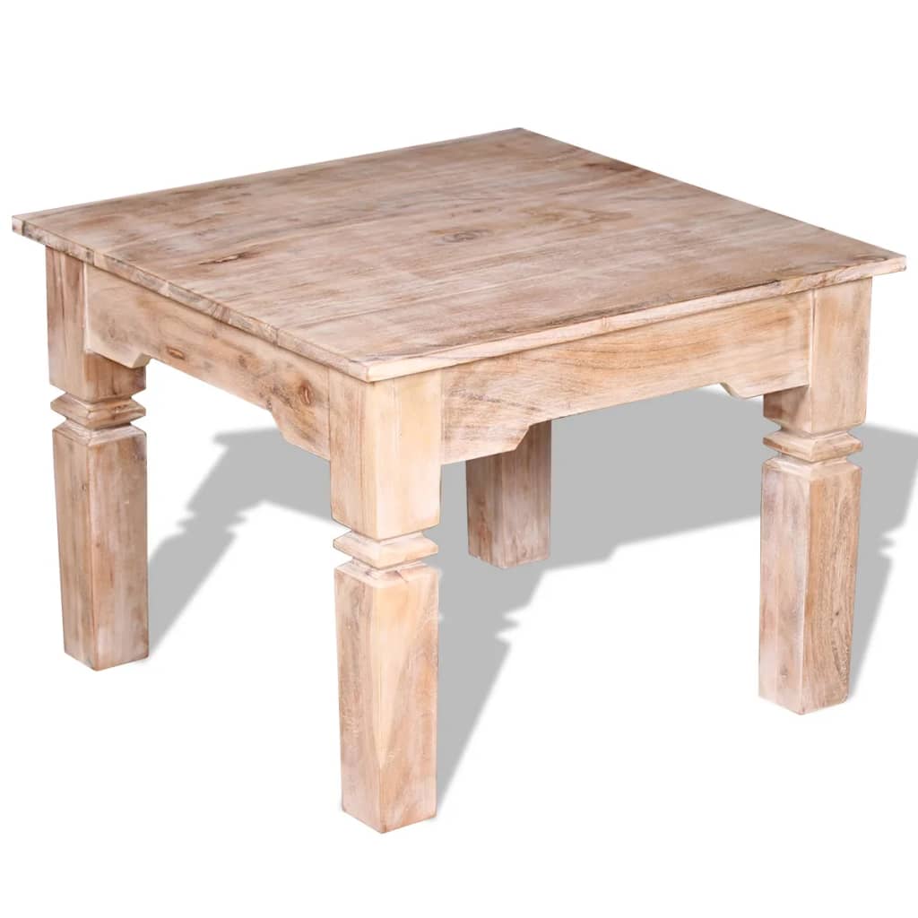 Couchtisch Akazienholz 60 X 60 X 45 Cm Braun - Fuer Daheim