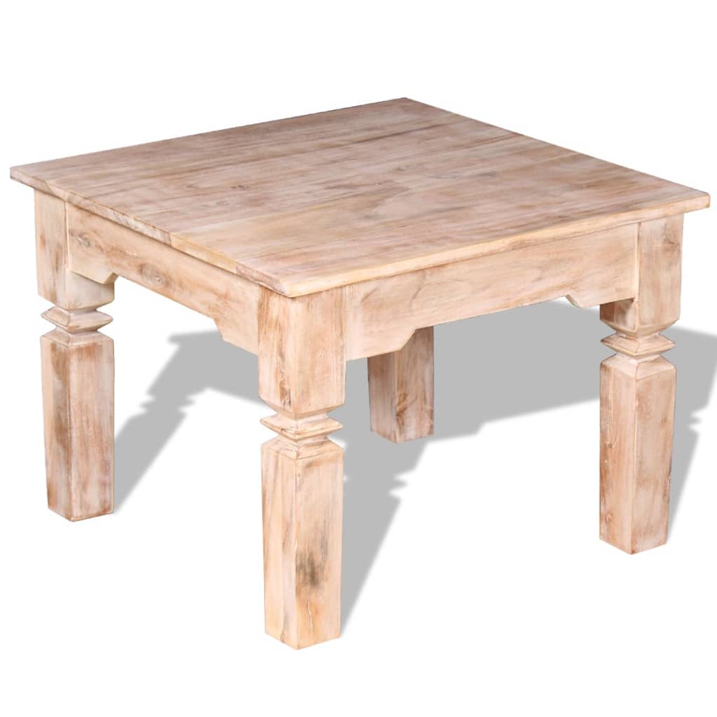 Couchtisch Akazienholz 60 X 60 X 45 Cm Braun - Fuer Daheim