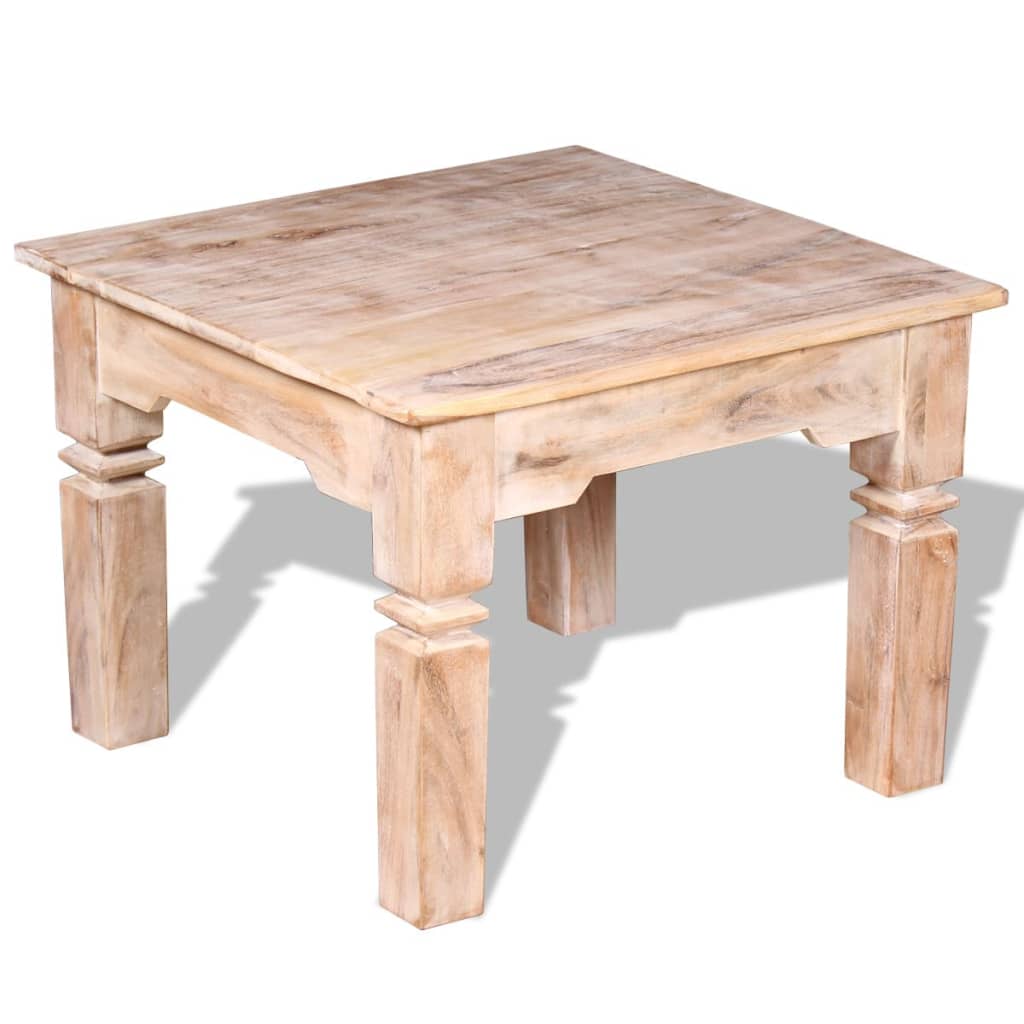 Couchtisch Akazienholz 60 X 60 X 45 Cm Braun - Fuer Daheim